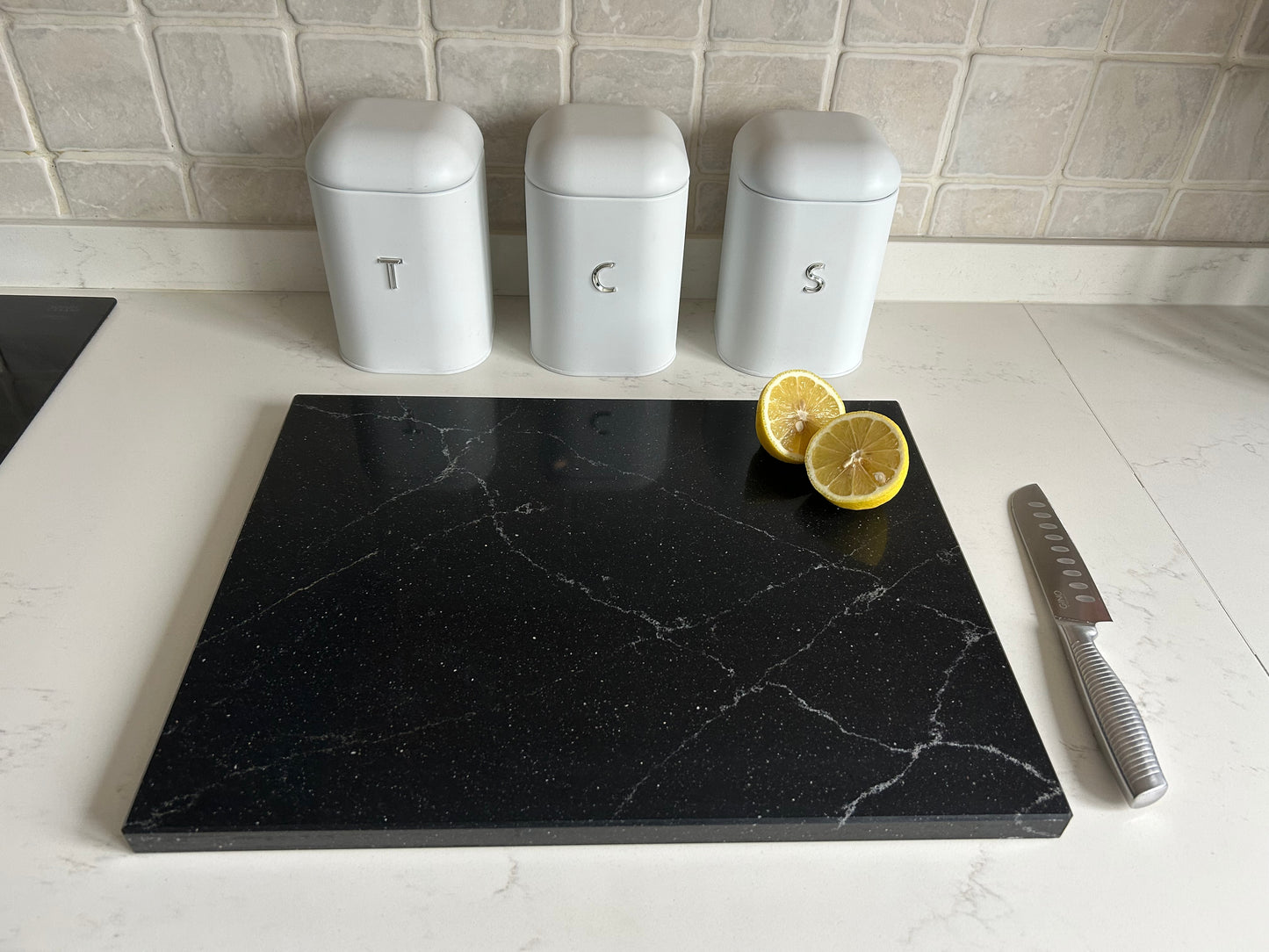 Unique Portoro Quartz Stone Chopping Board