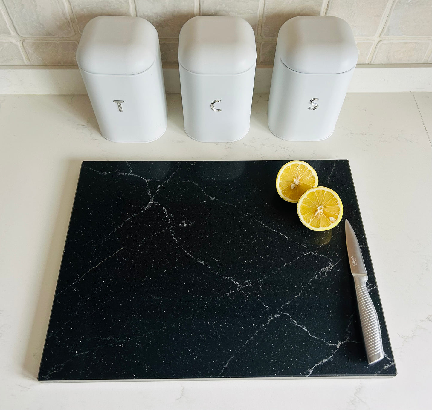 Unique Portoro Quartz Stone Chopping Board