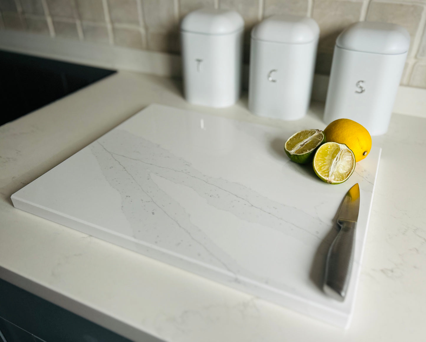 Calacatta Grey Quartz Stone Chopping Board