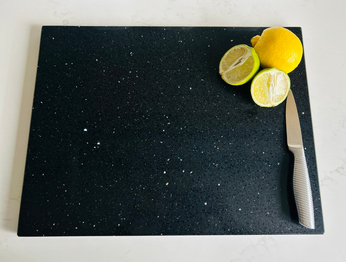 Black Mirror Quartz Stone Chopping Board