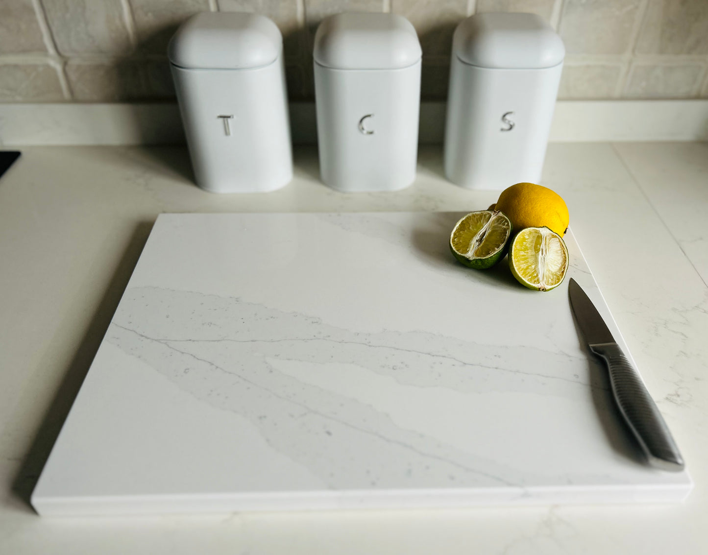 Calacatta Grey Quartz Stone Chopping Board