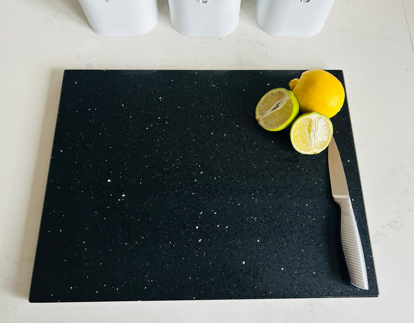 Black Mirror Quartz Stone Chopping Board