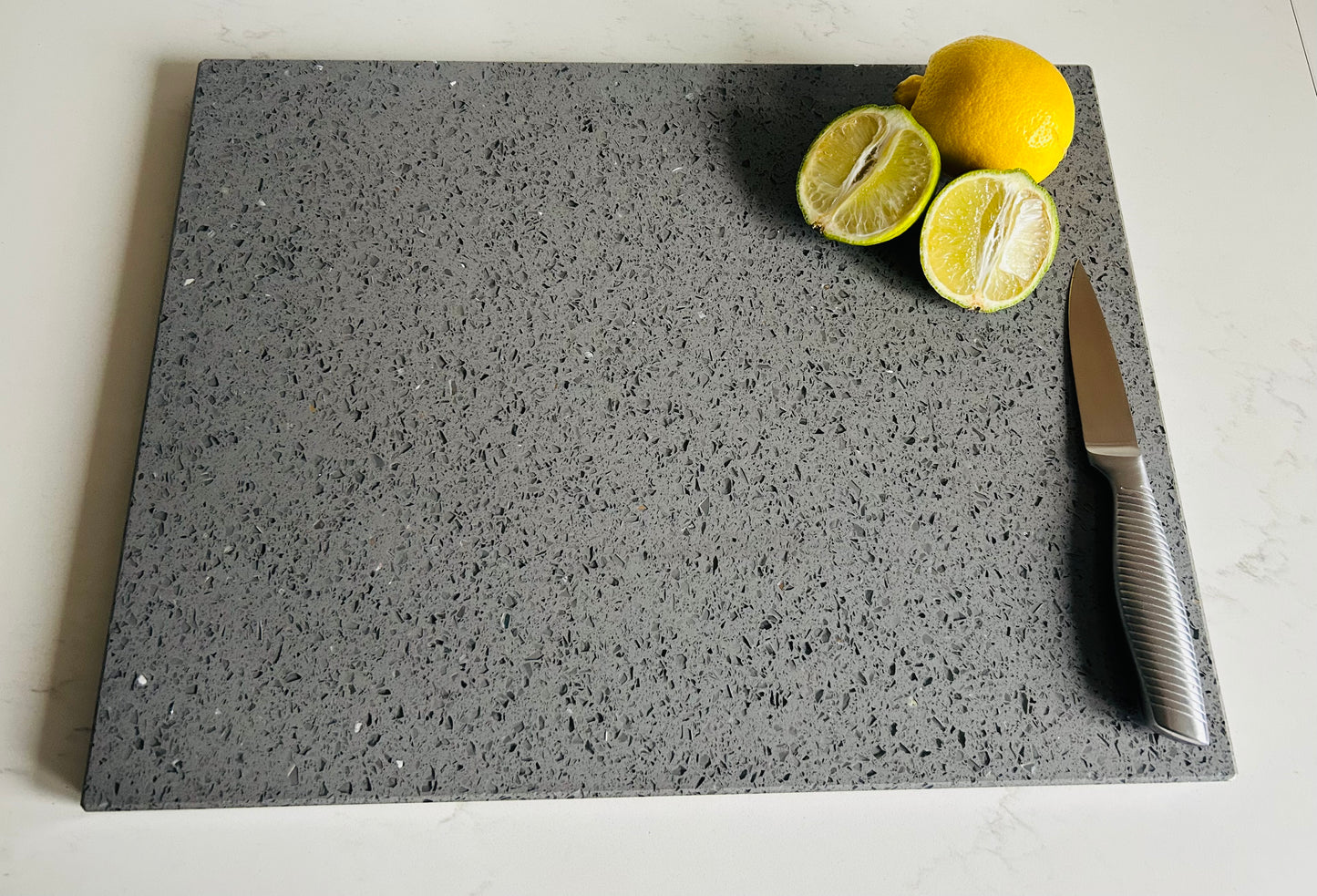 Grey Mirror Quartz Stone Chopping Board