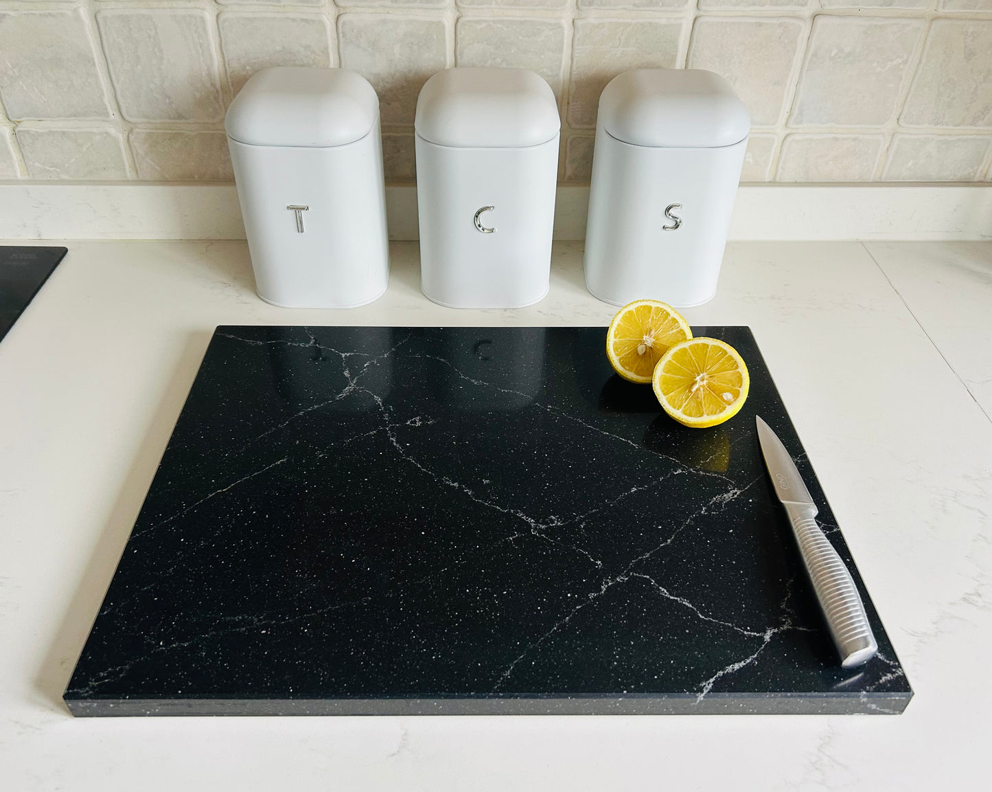 Unique Portoro Quartz Stone Chopping Board