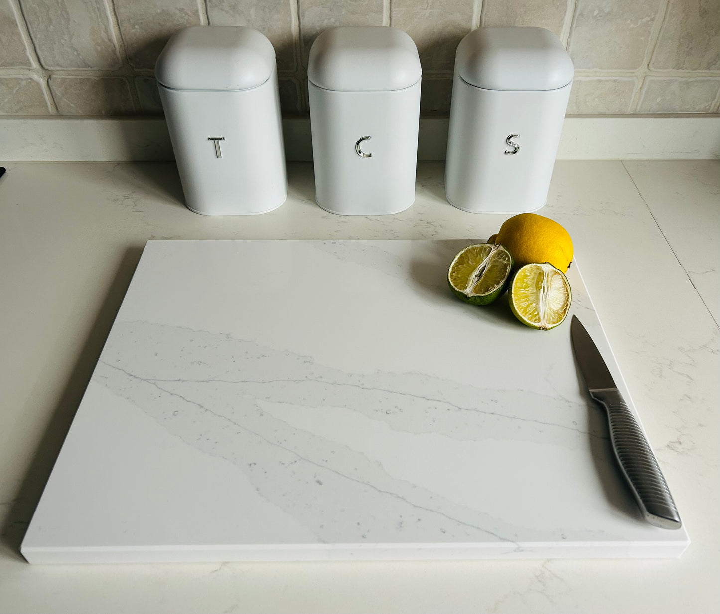 Calacatta Grey Quartz Stone Chopping Board