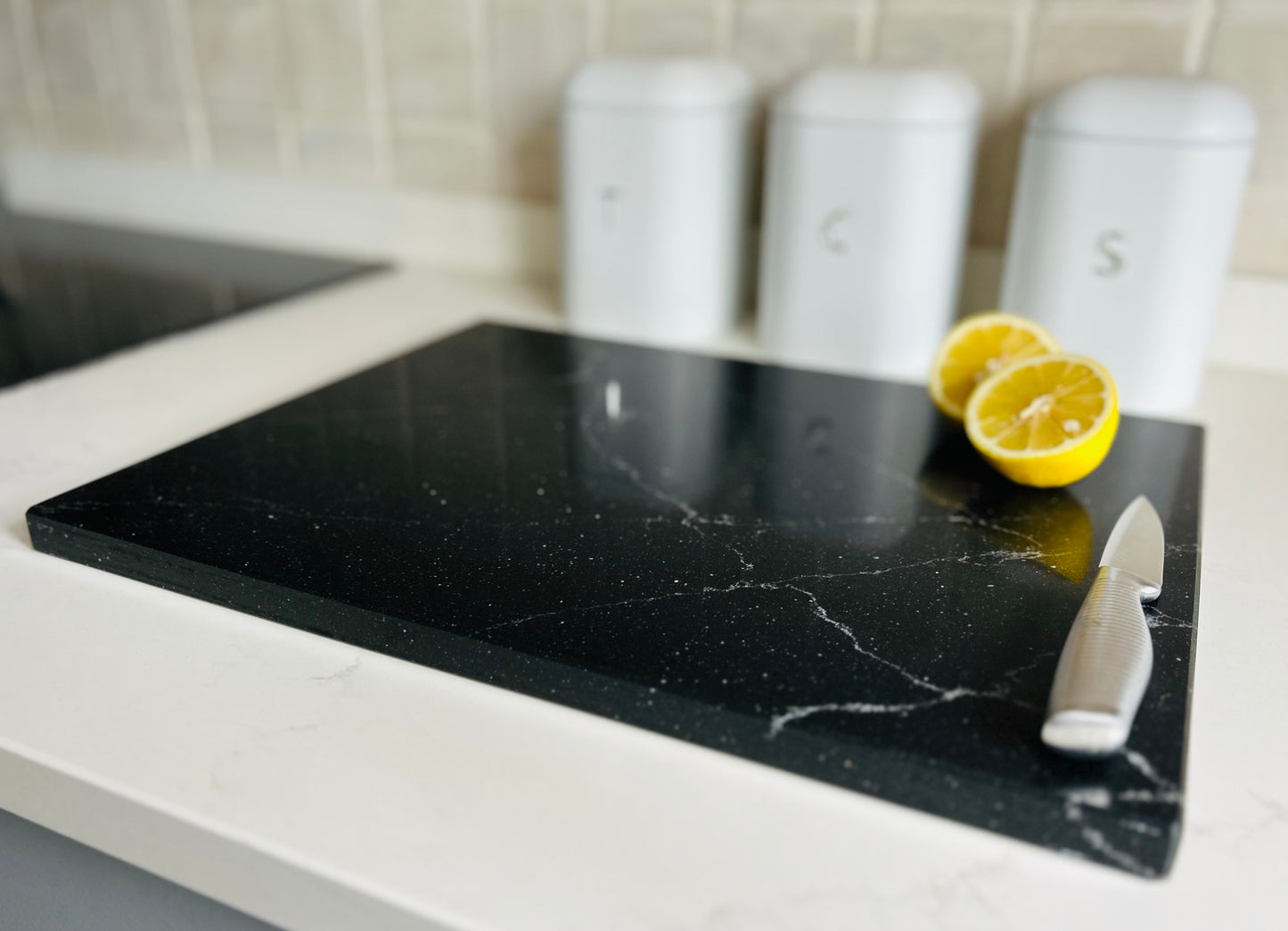 Unique Portoro Quartz Stone Chopping Board