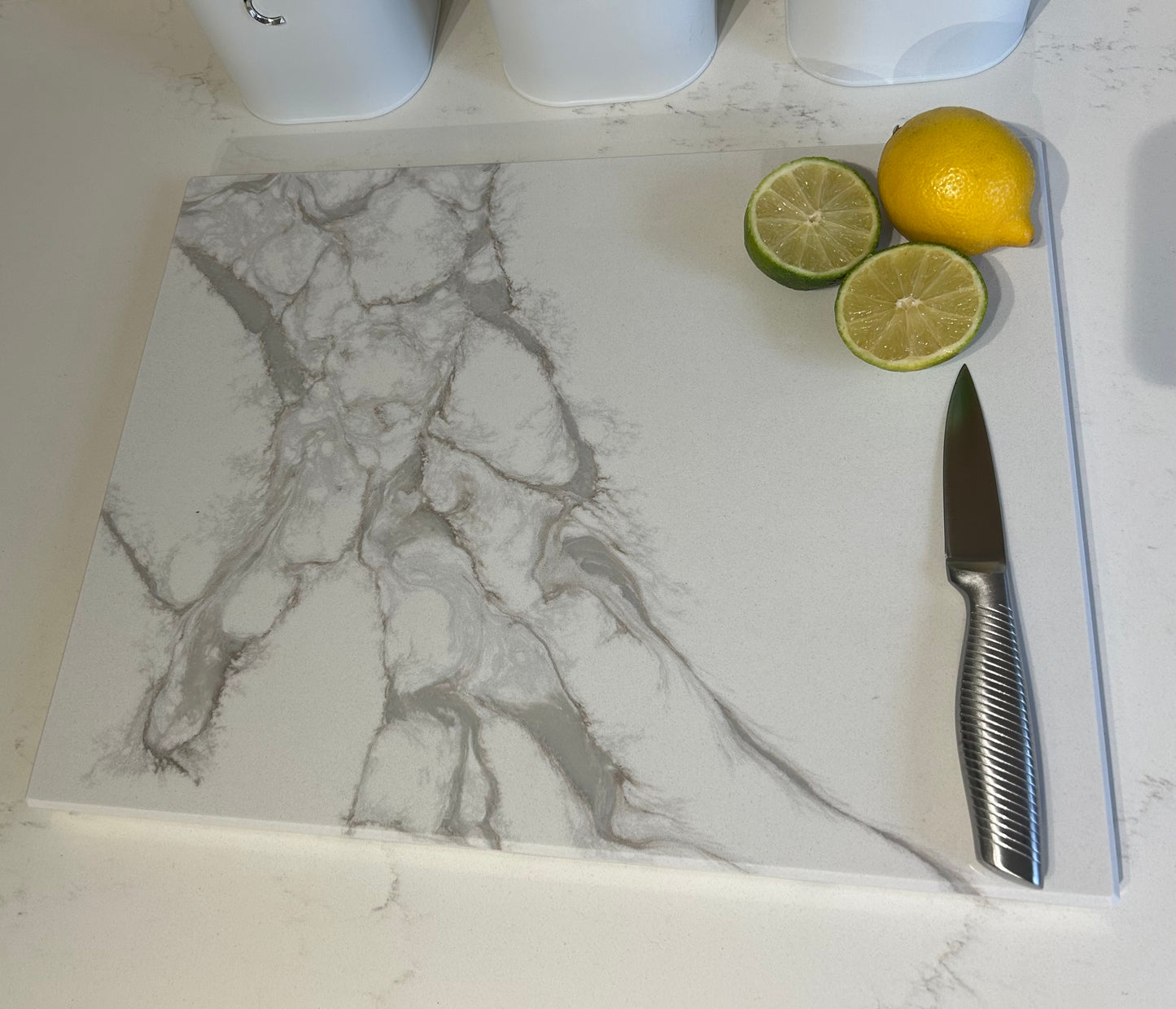 Calacatta Supreme Quartz Stone Chopping Board