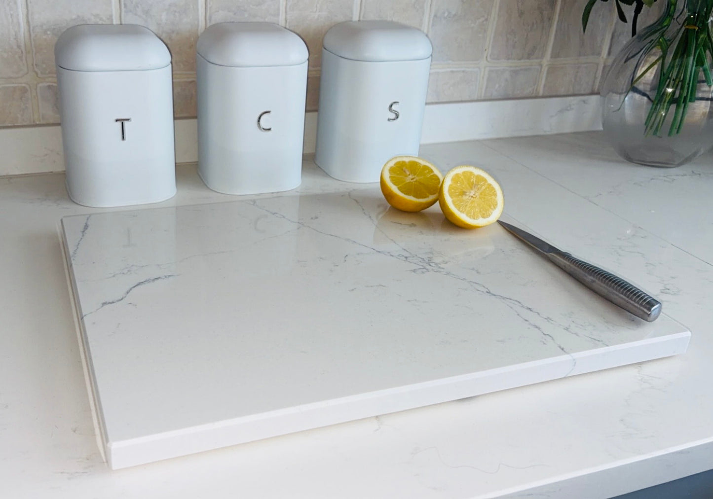 Unique Venatino Quartz Stone Chopping Board