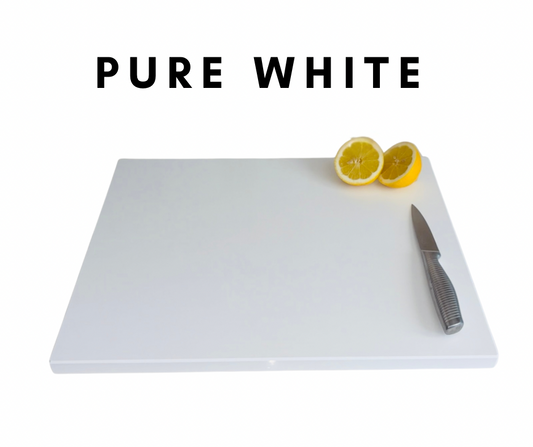 Pure White Quartz Stone Chopping Board