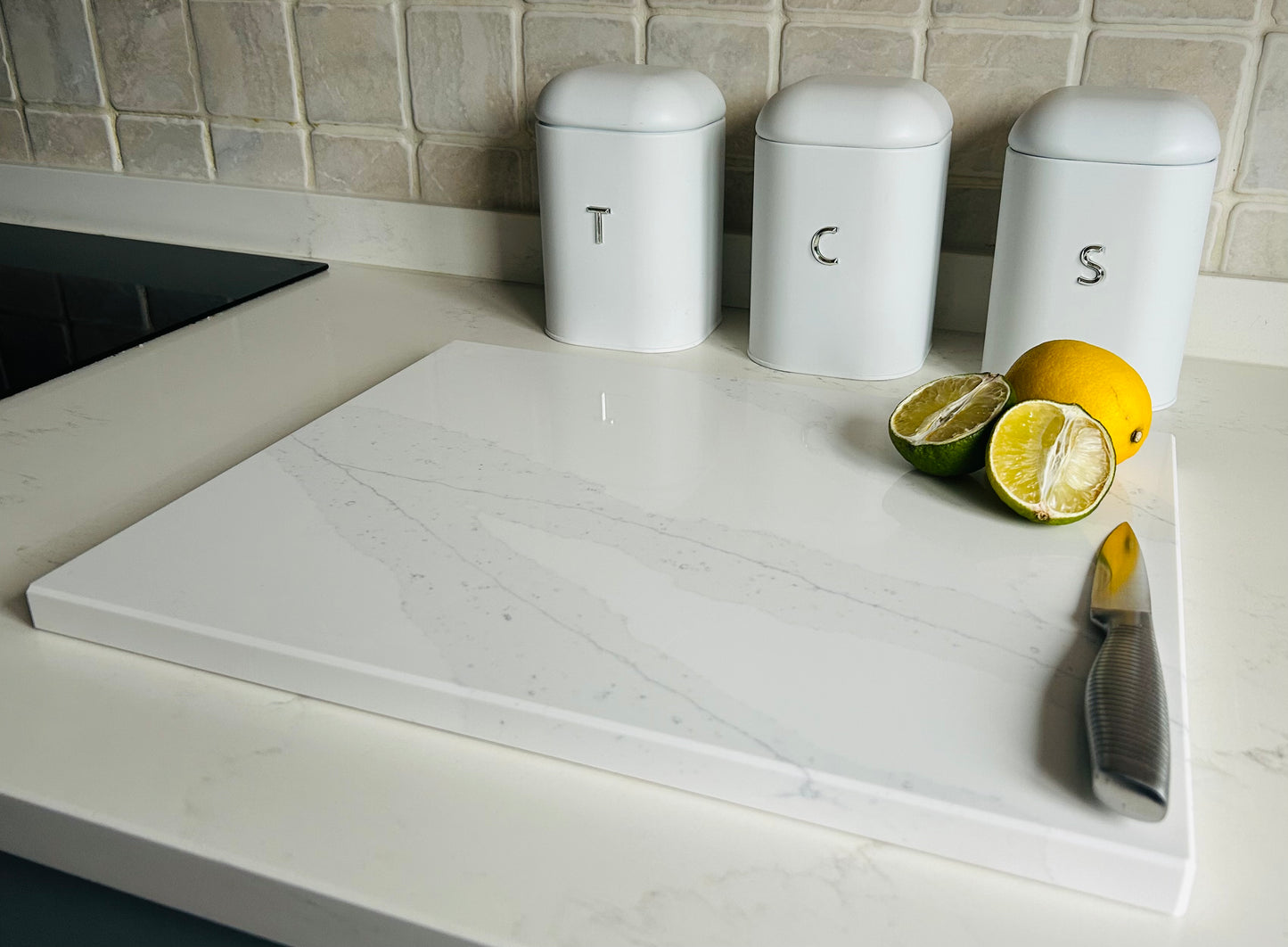 Calacatta Grey Quartz Stone Chopping Board