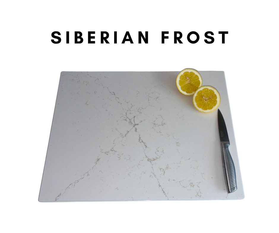 Siberian Frost Quartz Stone Chopping Board