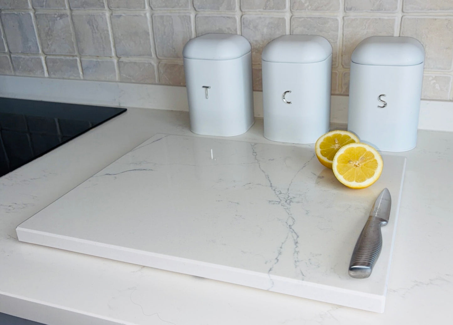 Unique Venatino Quartz Stone Chopping Board