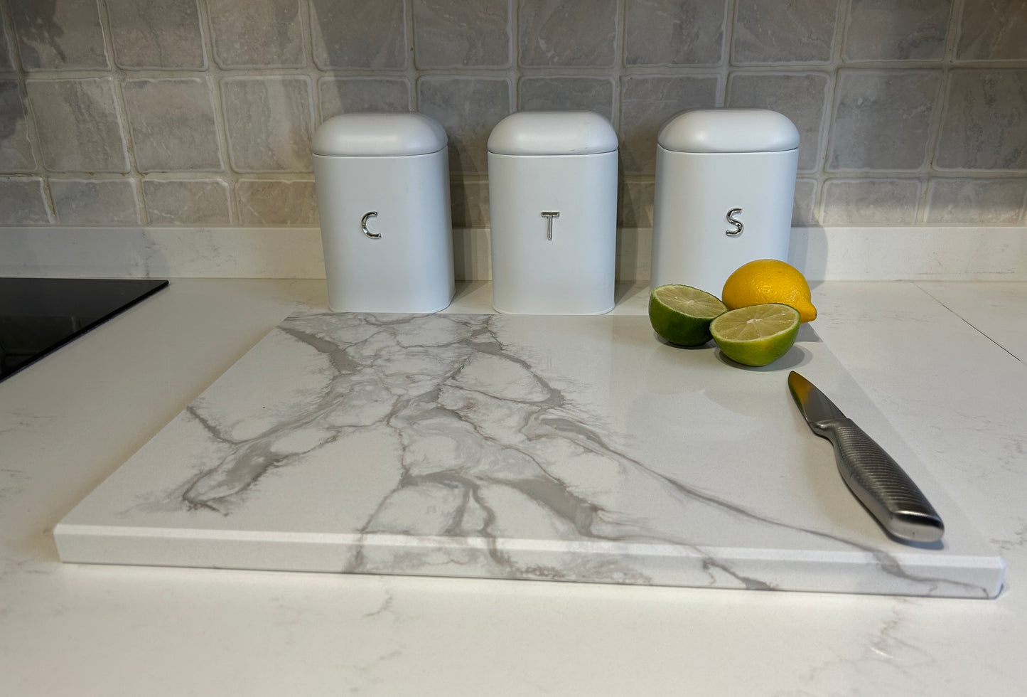 Calacatta Supreme Quartz Stone Chopping Board