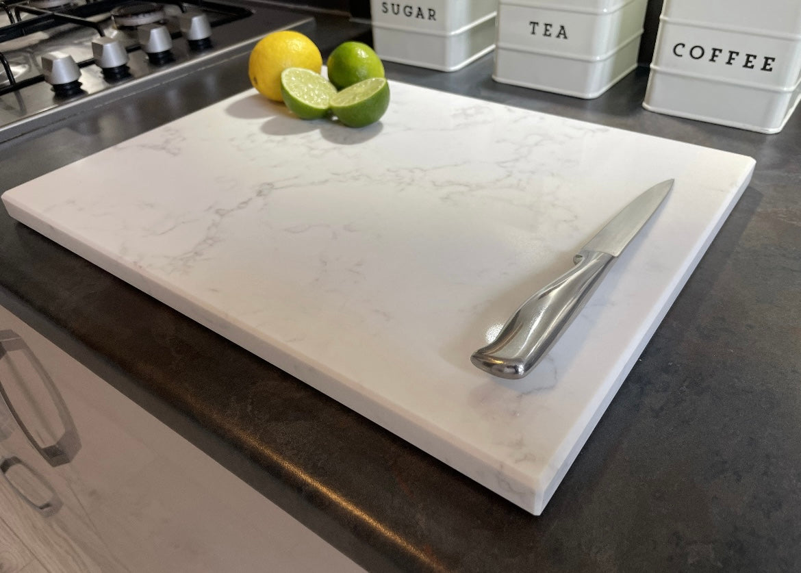 Carrara Quartz Stone Chopping Board