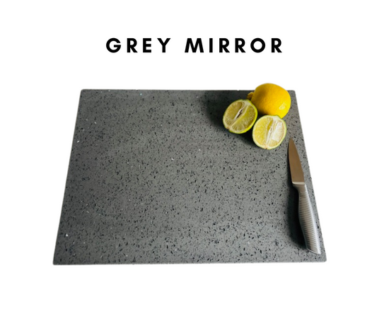 Grey Mirror Quartz Stone Chopping Board